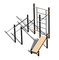 Спортивный комплекс воркаут ВС-98 в Москве Спортивный комплекс воркаут ВС-98 в Москве