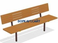 Диван уличный МАФ 1608 в Москве