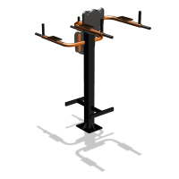 Уличный тренажер  "Брусья-пресс двойной"  УТ202 в Москве