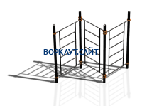 Спортивный комплекс воркаут ВС-80 в Москве Спортивный комплекс воркаут ВС-80 в Москве