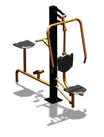 Уличный тренажер "Жим от груди Вело" УТ321 в Москве