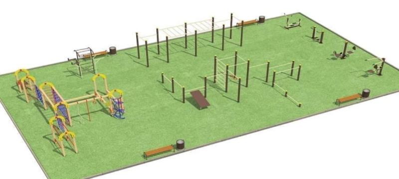 Проект спортивной площадки для любого возраста - 1 096 200 рублей. в Москве
