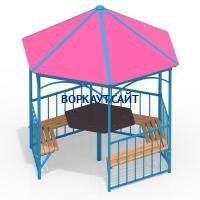 Беседка со столом и лавками МАФ 4121 в Москве