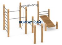 Спортивный комплекс воркаут ЭКО ВЭ-019