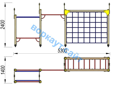 Детский спортивный комплекс Атлет ДСК 3106 в Москве