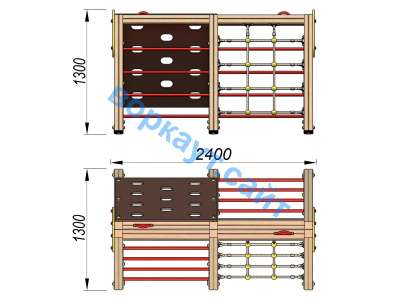 Детский спортивный комплекс ДСК 3203 в Москве
