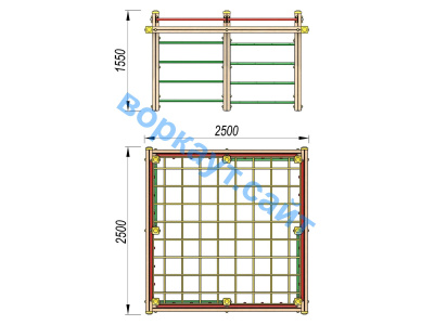 Детский спортивный комплекс ДСК 3109 в Москве