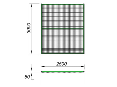 Ограждение спортивной площадки 2500х3000 МАФ 5103 в Москве