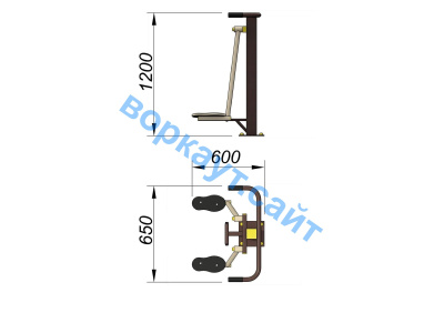 Уличный тренажер Атлетический комплекс УТ 010 в Москве