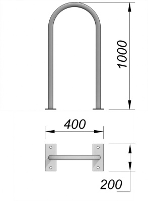 Велопарковка МАФ 6001 в Москве
