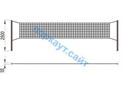 Волейбольные стойки СИО 3515 в Москве