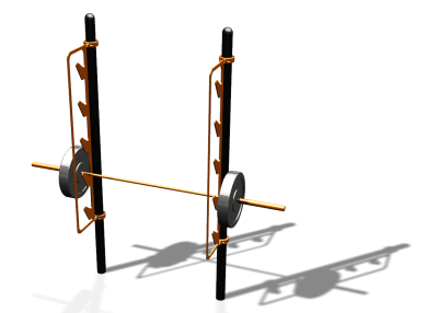 Спортивный комплекс воркаут ВС-84 в Москве Спортивный комплекс воркаут ВС-84 в Москве