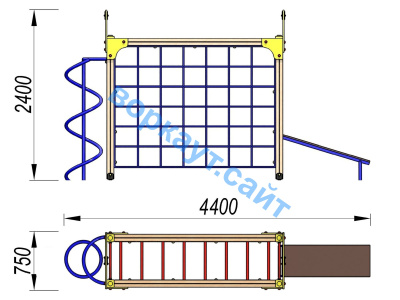 Детский спортивный комплекс Юниор ДСК 3105 в Москве