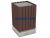 Урна деревянная квадратная с бетонным основанием МАФ 1633 в Москве